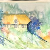 Aquarelle - stage en Normandie. Traditional illustration project by sylicium - 02.06.2023