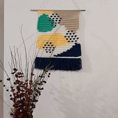 Mi proyecto del curso: Intarsia crochet: teje tus propios tapices. Fashion Design, Decoration, Fiber Arts, DIY, Crochet, and Textile Design project by Rossi Asencio - 02.05.2023