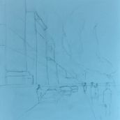 Mi proyecto del curso: Paisajes urbanos en acuarela . % MVictoria Landa Fernandez tarafından hazırlanan Güzel sanatlar, Sulubo, a Resim, Mimari İllüstras, Ve on projesi - 02.06.2023