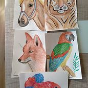 Mi proyecto del curso: Técnicas experimentales de acuarela para principiantes. Traditional illustration, Fine Arts, Watercolor Painting, and Naturalistic Illustration project by vanessamatas - 02.06.2023