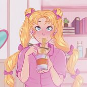 Sailor Moon. Traditional illustration, and Editorial Illustration project by Laura Siré - 02.06.2023