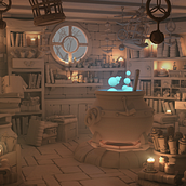 Mi proyecto del curso: Creación de escenarios 3D desde cero en Maya. Een project van 3D,  3D-modellering y  3D-ontwerp van Laura Solano - 29.01.2023