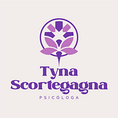Identidade Visual | Tyna Scortegagna Psicóloga Ein Projekt aus dem Bereich Design, Traditionelle Illustration, Br, ing und Identität, Grafikdesign und Vektorillustration von Willisson Franklin - 25.10.2022