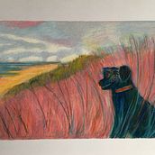 Mon projet du cours : Dessin de paysage aux pastels : jouez avec la lumière. Projekt z dziedziny Trad, c, jna ilustracja,  Sztuki piękne, R, sunek ołówkiem,  R, sunek,  R, sunek art, st i czn użytkownika Fabienne Vanderputten - 07.02.2023