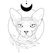 Mi proyecto del curso: Diseño e ilustración digital de tatuajes con Procreate Ein Projekt aus dem Bereich Traditionelle Illustration, Grafikdesign, Digitale Illustration, Tattoodesign und Digitale Zeichnung von Silvia Martínez Vicente - 01.01.2023