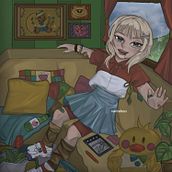 Meu projeto do curso: Ilustração digital de personagens mangá. Traditional illustration, Character Design, Comic, Digital Illustration, and Manga project by Maria Eduarda Maciel Vieira - 02.07.2023