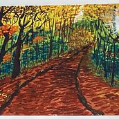 Mein Abschlussprojekt für den Kurs: Landschaftsmalerei mit Gouache für Anfänger. Un projet de Beaux Arts, Peinture, Illustration naturaliste , et Peinture gouache de b.tschuppert - 08.02.2023