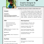 My project for course: Resumes for Creatives: Craft Your CV and Cover Letter. Un progetto di Consulenza creativa, Gestione di un portfolio, Comunicazione e Business di Jody Singer - 08.10.2023