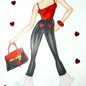 San Valentín inspirado en Moschino. Un progetto di Design, Illustrazione tradizionale, Pubblicità, Fotografia, Design di accessori, Character design, Costume design, Gestione progetti di design, Design editoriale, Graphic design, Design di gioielli, Lighting design, Product design, Scultura, Design di scarpe, Illustrazione vettoriale, Bozzetti, Creatività, Disegno a matita, Disegno, Fashion design, Illustrazione digitale, Pittura ad acquerello, Cucito, Disegno di ritratti, Disegno realistico, Disegno artistico, Character design 3D, Illustrazione infantile, Instagram, Illustrazione botanica, Retail Design, Correzione del colore, Disegno digitale, Pittura digitale, Sketchbook, Disegno anatomico, Illustrazione con inchiostro, Teoria del colore, Illustrazione editoriale, Tintura tessile, Autoritratto fotografico, Illustrazione naturalistica, Pittura gouache, Matte painting, Illustrazione animata, Albo illustrato, Disegno con matite colorate, Illustrazione di moda, Maglia, Stampa tessile e Textile Design di Aurora Fdez - 08.02.2023