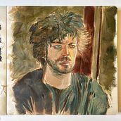 My project for course: Artistic Oil Portraiture on Paper. Un proyecto de Bellas Artes, Pintura y Pintura al óleo de Pedro Durigan - 08.02.2023