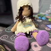 Il mio progetto del corso: Creazione di bambole amigurumi romantiche. Un projet de Artisanat, Conception de jouets, Art textile, Crochet, Amigurumi , et Design textile de Silvia Flaviani - 08.02.2023