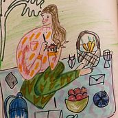 My project for course: Character Creation from Observational Drawings. Ilustração tradicional, Design de personagens, Desenho, e Sketchbook projeto de Dina Soliman - 02.02.2023