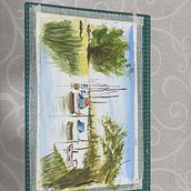 Mi proyecto del curso: Pintura en acuarela de paisajes marinos. Painting, Watercolor Painting, and Naturalistic Illustration project by germanikoelektroniko - 02.08.2023