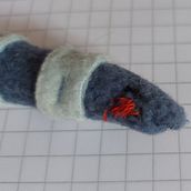 Serpiente cascabel. Un proyecto de Diseño de juguetes, Costura y Art to de Josefa Silva - 09.06.2019