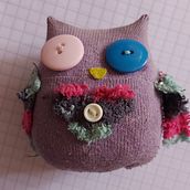 Búho . Un proyecto de Art to, Diseño de juguetes y Costura de Josefa Silva - 09.02.2023