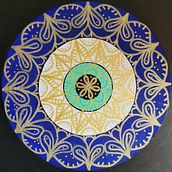Mi proyecto del curso: Zentangle y mandalas: dibuja patrones armónicos. Painting, Drawing, Acr, lic Painting, and Creating with Kids project by Eduardo Alvarez - 02.09.2023