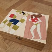 My project for course: Modern Marquetry: Decorating with Wood. Accessor, Design, Arts, Crafts, Interior Design, DIY, and Woodworking project by marlous22 - 02.06.2023