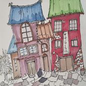 Case. Sketching, Architecture, and Drawing project by Chantal Cerise - 02.09.2023