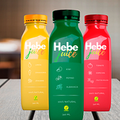 Hebe Juice . % Laura Illán tarafından hazırlanan Ambalajlama, Ve Reklamcılık projesi - 02.10.2023