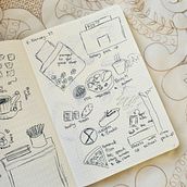 My project for course: Illustrated Life Journal: A Daily Mindful Practice. Un proyecto de Bellas Artes, Bocetado, Creatividad, Dibujo y Sketchbook de abovetheclouds - 10.02.2023