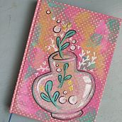 My project for course: Sketchbook Design and Binding. Un progetto di Illustrazione tradizionale, Artigianato, Rilegatura, DIY e Sketchbook di Lucie Lencová - 10.02.2023