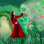 Mein Abschlussprojekt für den Kurs: Fantasie-Illustrationen mit Procreate. Traditional illustration, Digital Illustration, and Digital Drawing project by 5shzrgr59h - 02.10.2023
