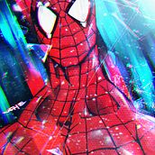 Spider-man in The Spider-verse. Un projet de Illustration traditionnelle de Nathan Palmer - 28.07.2022