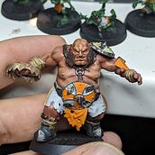 Blood Bowl: Fire Mountain Gut-Busters. Een project van 3D y Craft van Thorsten Klitzsch - 10.02.2023