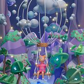 My project for course: Cinema 4D: Bring Playful 3D Illustrations to Life. Een project van Traditionele illustratie, 3D, Digitale illustratie y  3D-modellering van anna_shemetka - 10.02.2023