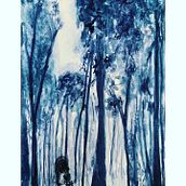 Shadow Child- a painting of my daughter's inner child.. Watercolor Painting project by Michelle Caisse - 02.10.2023