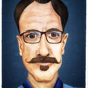 My project for course: Stylized Portrait Painting with Gouache. Traditional illustration, Painting, and Gouache Painting project by Martin Stepka - 02.11.2023