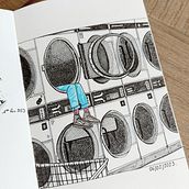 My project for course: Illustrated Diary: Fill Your Sketchbook with Experiences. Traditional illustration, Sketching, Drawing, Sketchbook & Ink Illustration project by Magali Raffestin - 02.11.2023