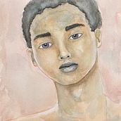 My project for course: Illustrated Portrait in Watercolor Ein Projekt aus dem Bereich Traditionelle Illustration, Bildende Künste, Malerei, Zeichnung, Aquarellmalerei, Porträtzeichnung, Artistische Zeichnung und Design von Jahzel Misner - 12.02.2023