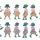 My project for course: Character Design for Animation with Photoshop . % arinaantskaitis tarafından hazırlanan Animas, on, Karakter Tasarımı, Karakter Animas, Ve onu projesi - 02.12.2023