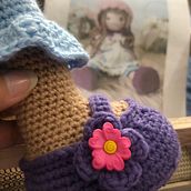 Mi proyecto del curso: Elaboración de muñecas amigurumi románticas. Arts, Crafts, To, Design, Fiber Arts, Crochet, Amigurumi, and Textile Design project by Nilda Soto Medina - 02.12.2023