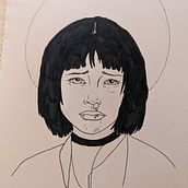 Sad saint. Een project van Traditionele illustratie van Joana Castela - 12.02.2023