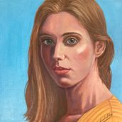 My project for course: Portrait Painting with Oil: Explore Light and Shade. Fine Arts, Painting, and Oil Painting project by Linda Ray - 02.10.2023