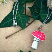 collier champigon. Accessor, Design, Arts, Crafts, Jewelr, Design, and Ceramics project by sobrault - 02.12.2023