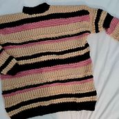 Mi proyecto del curso: Prendas a crochet llenas de color y textura. Fashion Design, Fiber Arts, Crochet, and Textile Design project by molinammp - 02.12.2023