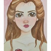 Mi proyecto del curso: Dibujo fan art con acuarela y lápices de colores. Traditional illustration, Painting, Watercolor Painting, Portrait Drawing, Children's Illustration, and Colored Pencil Drawing project by Carla Sapelli - 02.13.2023