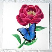 Mi proyecto del curso: Ilustración naturalista con gouache y acuarela. Projekt z dziedziny  Sztuki piękne,  Malarstwo, Malowanie akwarelą, R, sunek botaniczn, Ilustracja naturalist, czna i Malowanie gwaszami użytkownika pattymag - 13.02.2023