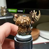 Simply last mini I painted . Pintura Acrílica projeto de aleksejnesterenok - 13.02.2023