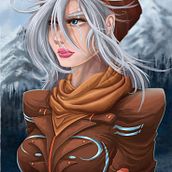 Nika Concept art. Traditional illustration, Digital Illustration, Concept Art, and Character Design project by Emmanuel Calle Arango - 03.13.2021