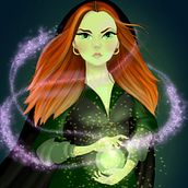 My project for course: Female Cartoon Character Design with Procreate. Traditional illustration, Digital Illustration, and Digital Drawing project by katkablasko - 02.13.2023