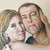 My project for course: Vibrant Portrait Drawing with Colored Pencils. Portrait Drawing, and Colored Pencil Drawing project by daniel philippron - 02.13.2023