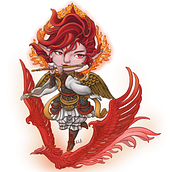Final Fantasy XIV chibis. Traditional illustration project by Paula Ahumada - 02.13.2023