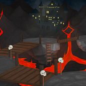 Trek Through the Dark Lands. Concept Art project by Hailie Thomas - 02.08.2023