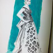 Ilustración de moda. Un proyecto de Ilustración tradicional, Diseño, Diseño de vestuario, Dibujo, Dibujo a lápiz y Dibujo realista de Emilia Pazos Otero - 13.02.2023