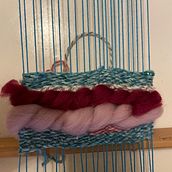 Mijn project van de cursus: Handweeftechnieken: ontwerp textielen accessoires. Design de acessórios, Artesanato, Bordado, Decoração de interiores, Tecido, Tecelagem, e Design têxtil projeto de Alexandra Holscher - 13.02.2023
