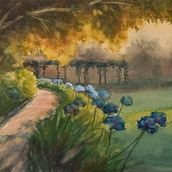 Panting Realistic Landscapes with Richard Thorn. Watercolor Painting project by Anne Yang - 02.14.2023